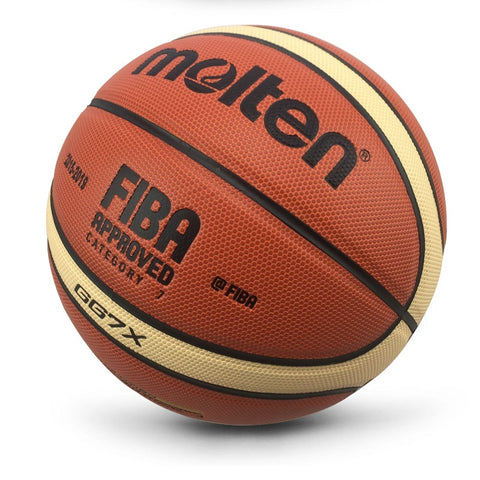Wholesale or retail NEW Brand High quality GG7X  Basketball Ball PU Materia Official Size7 Basketball Free With Net Bag+ Needle