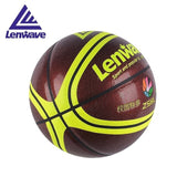 Official Size 7 High Quality PU Leather Basketball Ball  Teaching Training Match Basketball 2 Colors Free With Needle + Net Bag